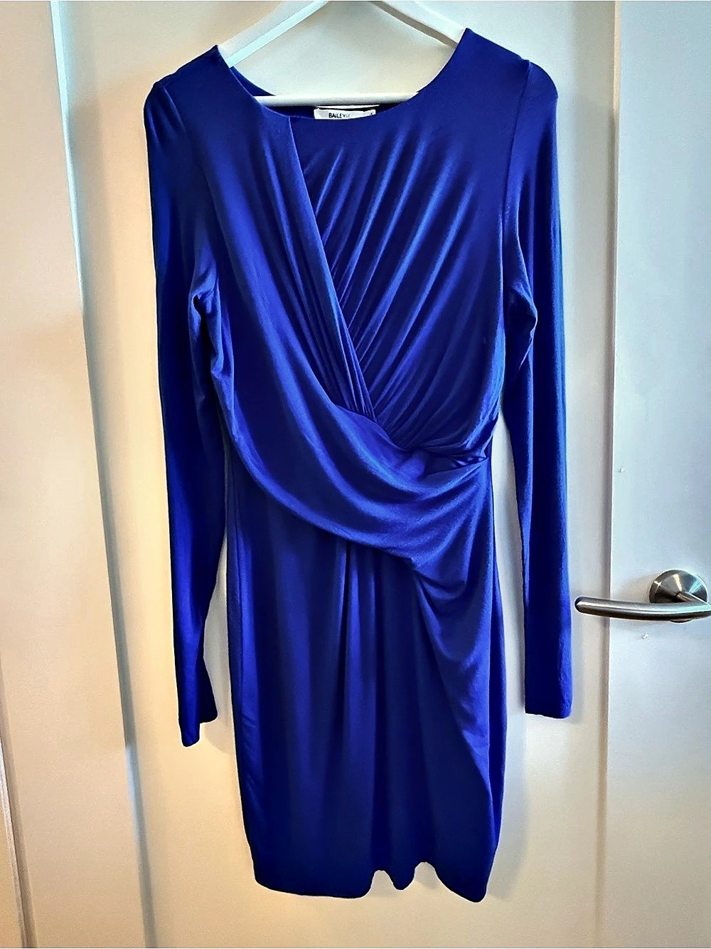 BAILEY44 Draped Mini Dress in Blue Size XS Like New